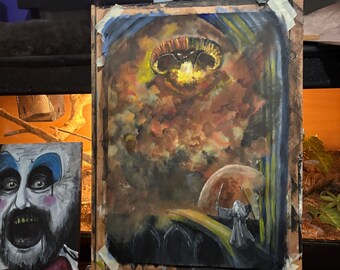 Balrog of Morgoth-olieverfschilderij