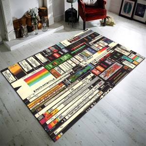 Book Rug, Library Rug, Vintage Rug,Books Rug,The Marauders Map Rug,Living Room Rug, Area Rug,Teen Room Rug,Book Carpet