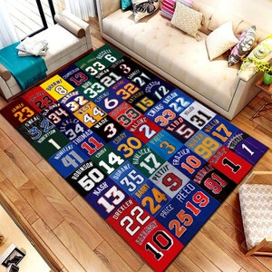 NBA Carpet, Basketball Carpet, Sports Carpet, Team Carpet, Game Carpet, Match Carpet, Basketball Carpet