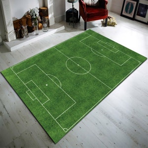 Football, Football rug, Soccer field rug, Soccer Field Area Rug, Soccer Field Area Rug, Gift For Football, Soccer Lovers,Custom rug,Area rug