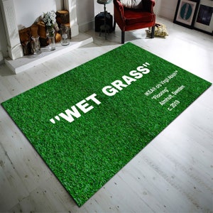 Grass Looking,Wet Grass Rug,Grass Pattern,Living Room Rug,Area Rug,Wet Grass Carpet, Custom Rug,Personalized Rug,Colorful Rug,Art Rug