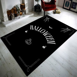 Halloween Rug,Pumpkin Rug,Horror Area Rug,Abstract Rug,Floor Mat Rug,Home Decor Rug,Apartment Decor Rug,Indoor Rug,Floor Rug, Rugs,Ghost Rug