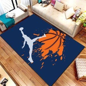 Basketball Rug,basketball Ball Rug, Boys Room Rug, Gift For Basketball Lovers, Decor Rug, Area Rug, Non Slip Rug, Soft Rug, Floor Rug