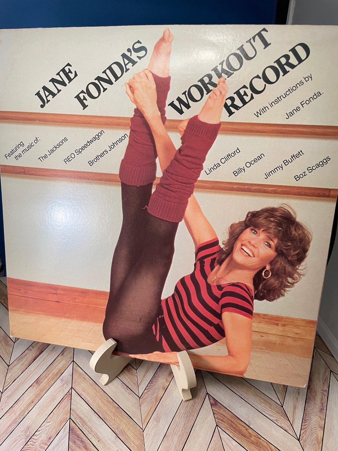 1982 Jane Fonda's Workout Record Etsy