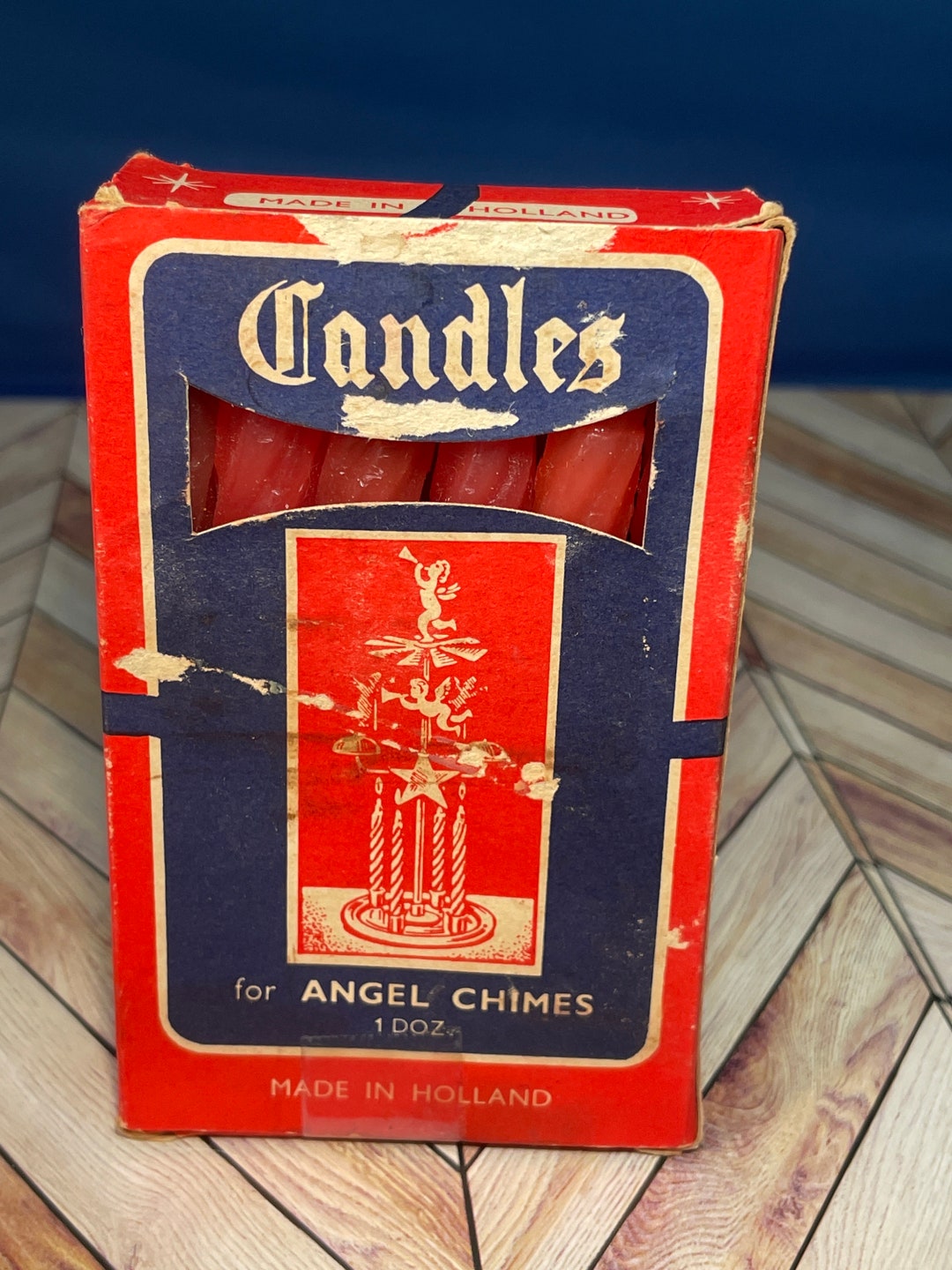 Angel Chime Candles, Red Etsy