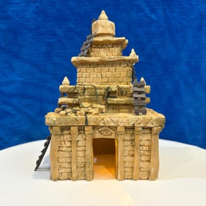 LIGHTS UP Disneyland &quot;Forbidden Eye Temple&quot; Miniature