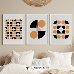 Modern gallery wall set of 3, Boho Bundle Print set, gallery wall print set, neutral color, Modern Simple wall art, Printable Gallery Wall