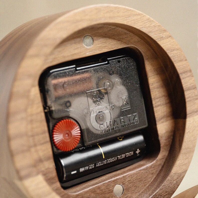 Table Clock, Desk Clock, Alarm Clock, Clocks for Table, Wood Clock