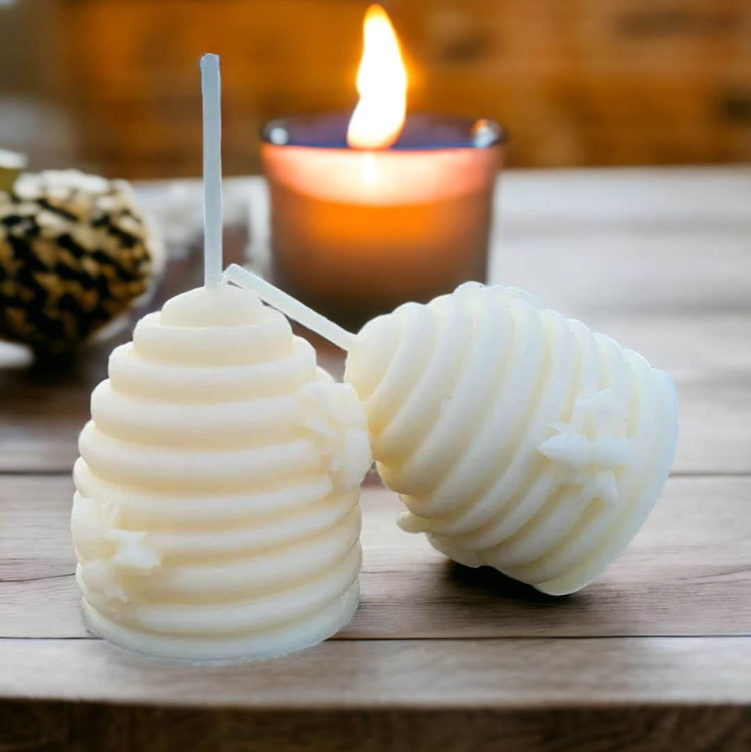 Beehive Candle Wax Mould, Bee Candle Mold, Silicone Candle Mold, Soap