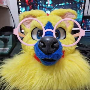 Foldable Fursuit Glasses (round frames)