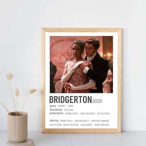 Bridgerton (Kate and Anthony Edition) Cute Dorm Wall Polaroid TV Show Printable Digital Poster