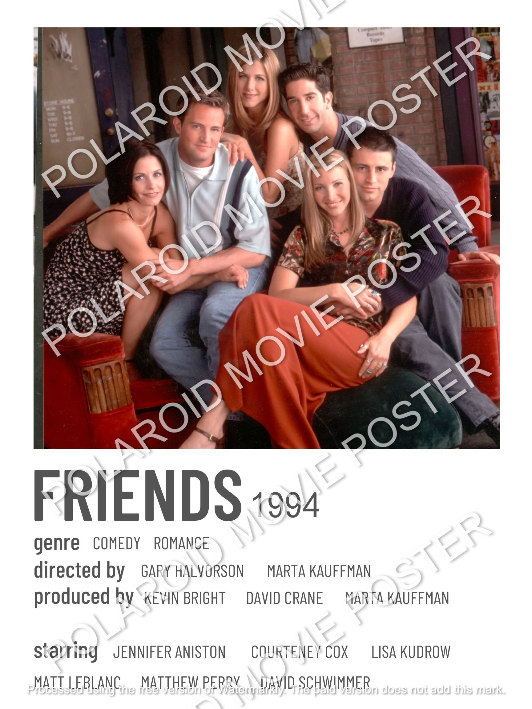 Friends TV Show Poster, Dorm Wall Decor (digital Download) - Etsy