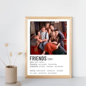 Friends Cute Dorm Wall Polaroid Movie Printable Digital Poster