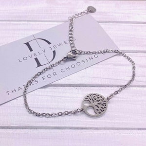 Tree of Life Bracelet, Tree of Life Jewelry, Luck Bracelet, Gift for Her.