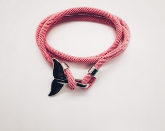 Whale Tail Bracelet, Wrap Bracelet, Whale Bracelet, Women, Gift Whale Tail Jewelry Gift, ocean, nautical