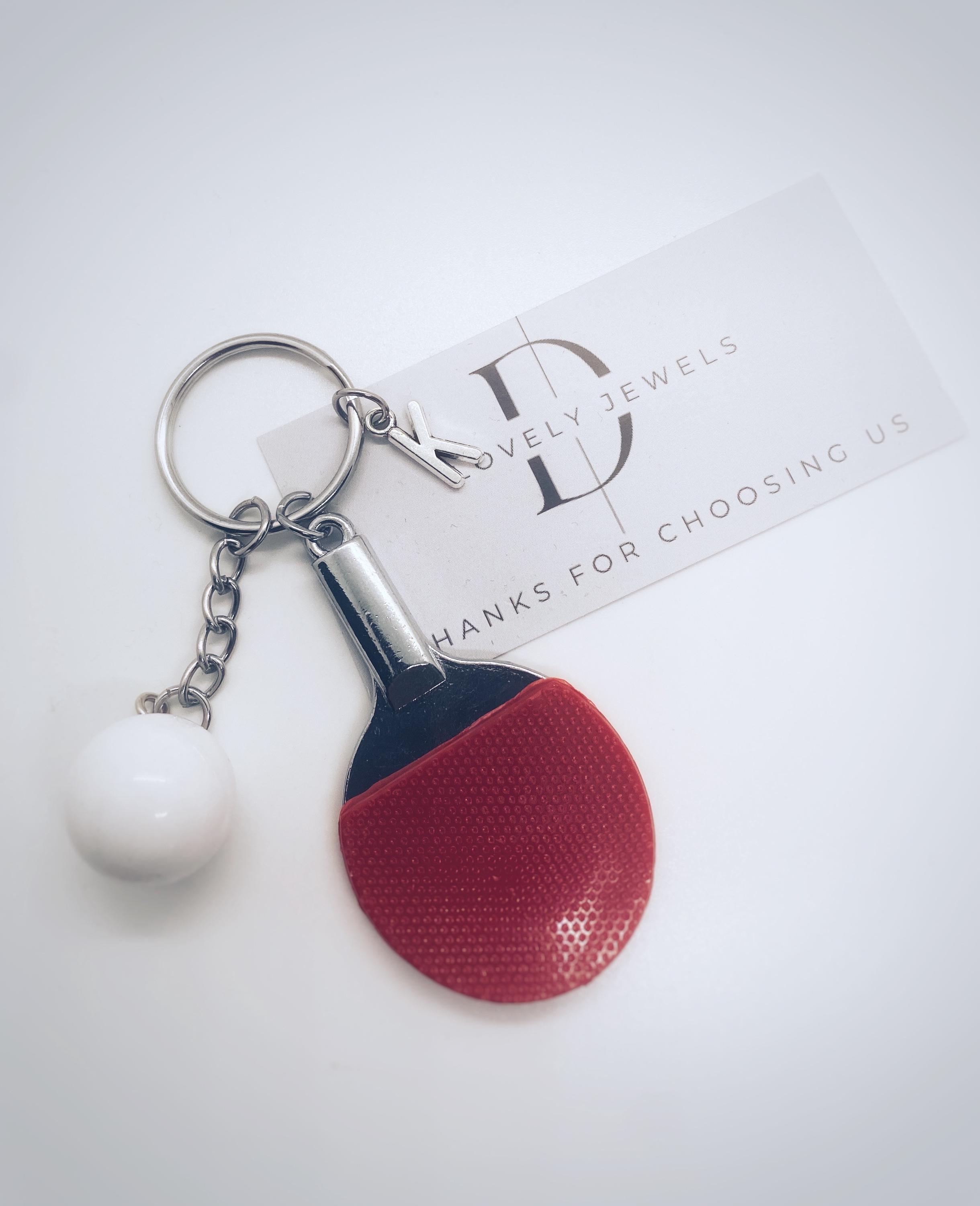 Lot De 10 Breloques Raquette De Ping-Pong - Charm En Alliage Pour DIY, Porte-clés, Bijoux Créatifs
