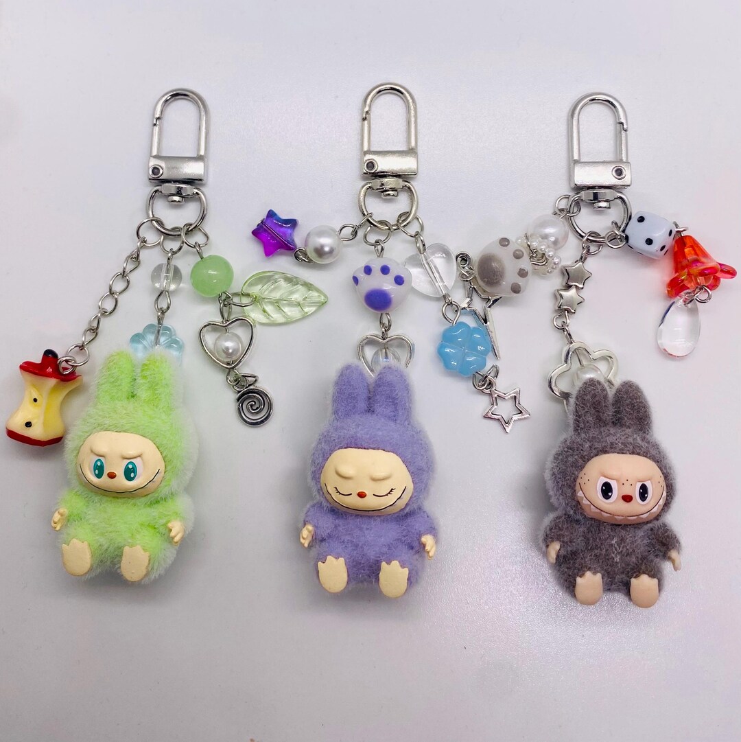 Labu Us Labu Keychain, Cute Keychain, Small Soft Toys, Charming Teddy Bears ...