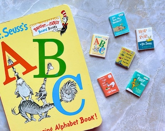 Miniature Books for Dollhouse, Children's Picture Books 1:12 scale