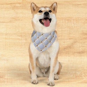 Chic and Elegant: Luxury Inspired Chewnel Dog Bandana in Classic