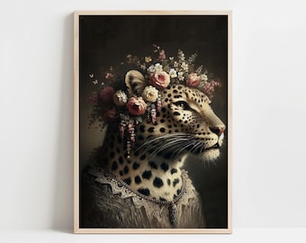 Steampunk Raven Picture Wall Art Print Vintage Industrial