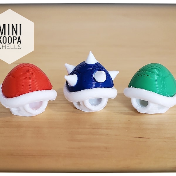 Mini 3D Printed Koopa Shells