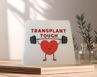 Organ Transplant Vinyl Sticker - Transplant Tough