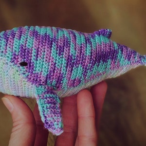 Whale hug. Safe toy for children.