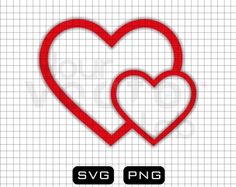 Téléchargement numérique SVG coeur