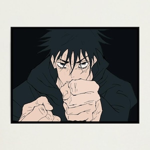 FHD Fushiguro Megumi - JJK, Jujutsu Kaisen, digital print, wallpaper, laptop, pc