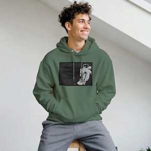 My Hero Academia Hoodie - Hand Drawn Deku Design - Cozy Pullover Sweatshirt -gift idea
