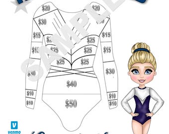 Fill my Leotard Fundraising Sheet - 500.00