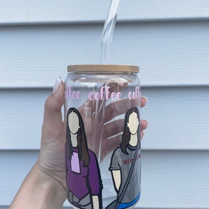 Gilmore iced coffee glass cup