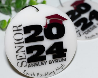 Custom Graduation Ornament: Personalized Acrylic Gift
