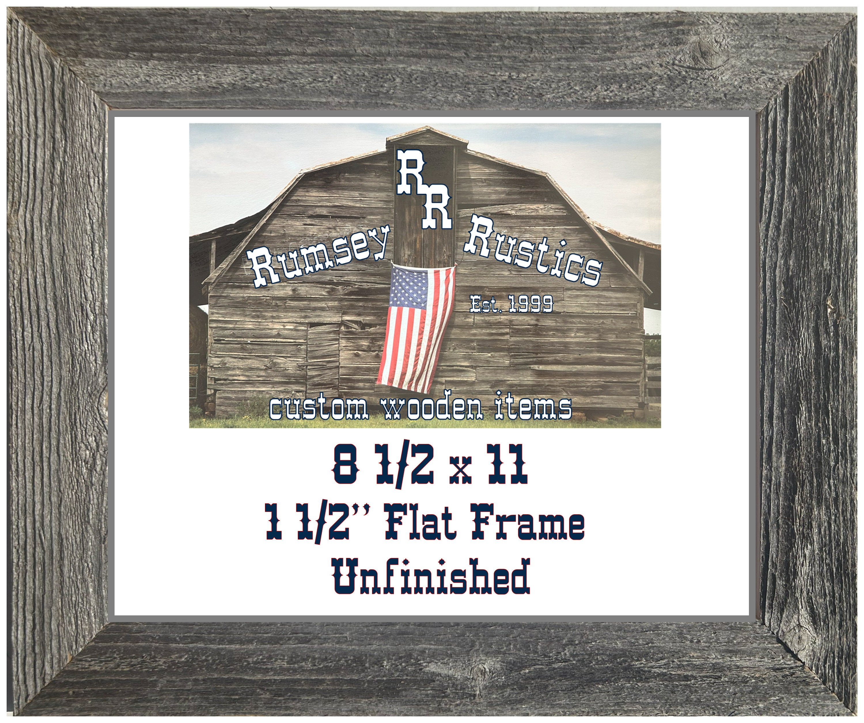 Barn red hand-painted vintage wooden picture frame set – JaBella Designs