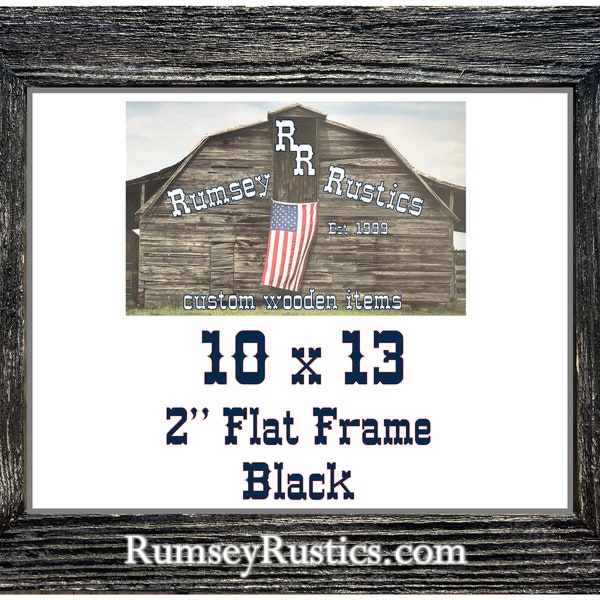 10 x 13 2" Flat turquoise color washed rustic barnwood barn wood western recycled reclaimed picture frame 10X13 decor blue green black red