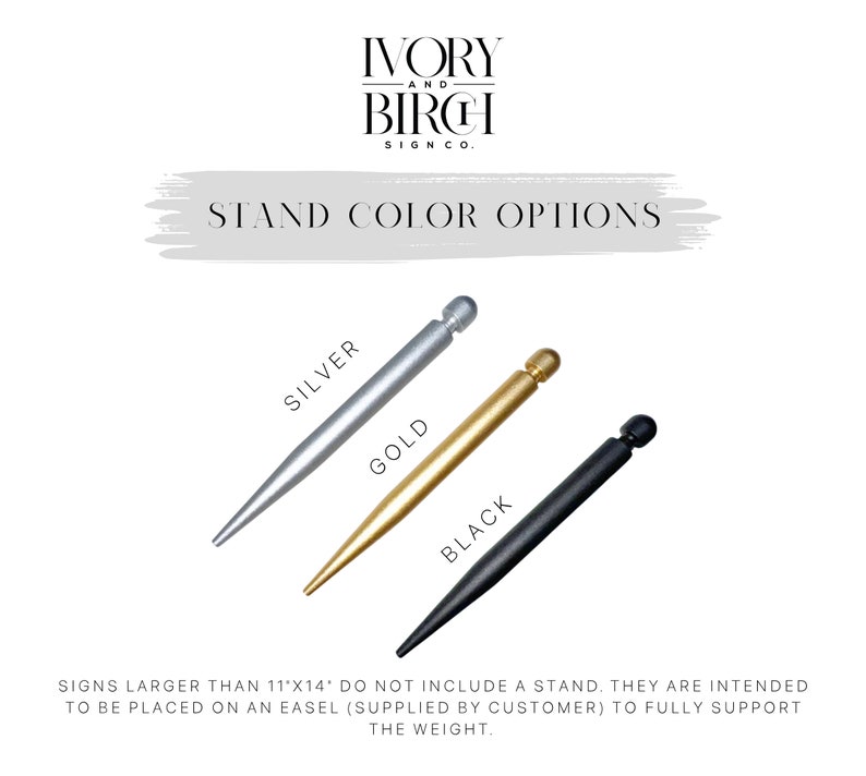 stand color options
