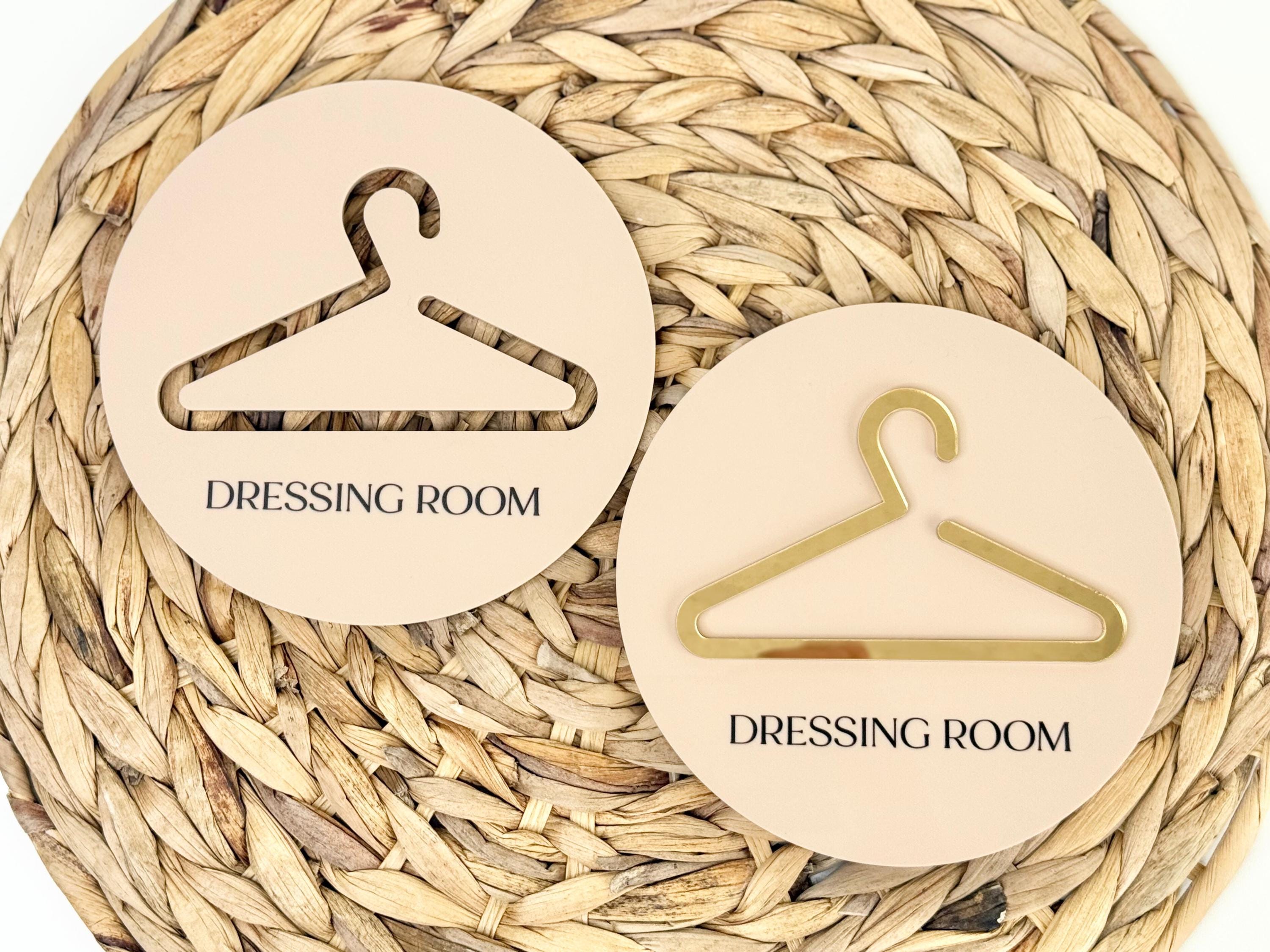 Dressing Rooom Sign Dressing Room Sign | Acrylic Fitting Room Door Sign | Boutique Changing ...