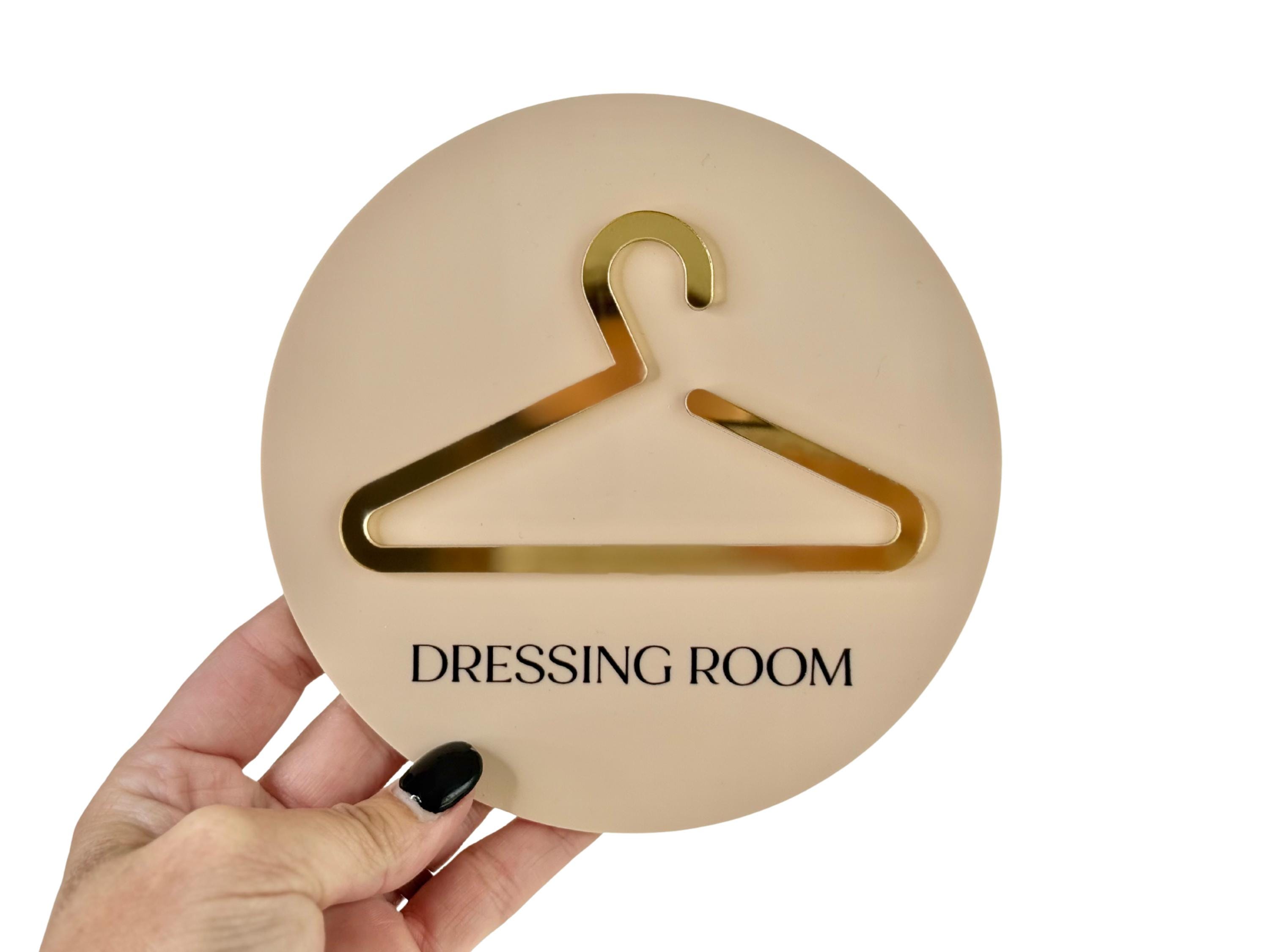 Dressing Rooom Sign Dressing Room Sign | Acrylic Fitting Room Door Sign | Boutique Changing ...