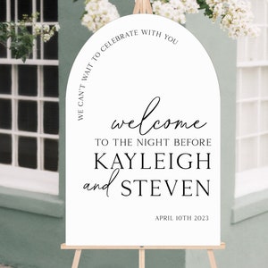 Personalized Acrylic Wedding Welcome Sign - Custom Wedding Decor - Welcome to Our Wedding