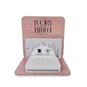 Square Reader Sign - Business Card Holder