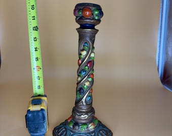 Candelabro de cerámica italiana vintage