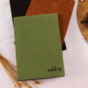 Personalized Notebook - Custom Journal Engraved Leather Journal