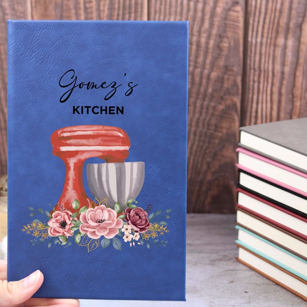 Baker Gift, Personalized Gift for Mom, Cooking Notebook, Custom recipe book, Baking Book, Chef Journal, Kitchen Notebook, Patisserie gift