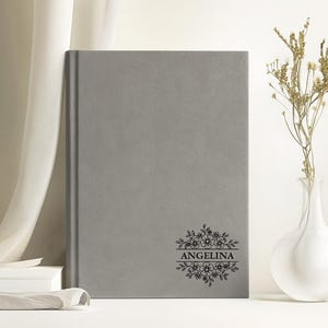 Personalized Recipe Notebook for Home Chefs Custom Name Cookbook Journal