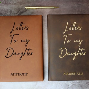 Custom Letters to My Daughter, Newborn Baby Girl Gift, Baby Shower Gift, Teenager Daughter Gift, Memorial Keepsake, Teenage Girl Gif New Mom