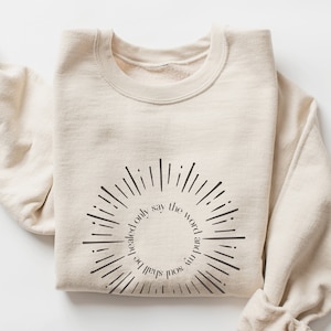 Catholic Crewneck Catholic Mass Quote Sweatshirt Minimalist Catholic Design Sweatshirt Catholic Clothes Catholic Gift for Mom Catholic Gift
