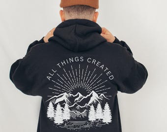 Christian Verse Hoodie Bible Scripture Inspired Clothing Faith Apparel Minimalist Design Religious Message Spiritual Sweatshirt Winter Wear