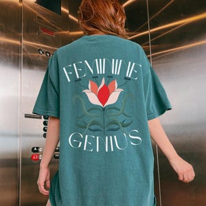 Catholic Shirt Comfort Colors Feminine Genius Catholic Bridesmaid Gift Catholic Student Gift Catholic Mom Gift Catholic Christmas Gift