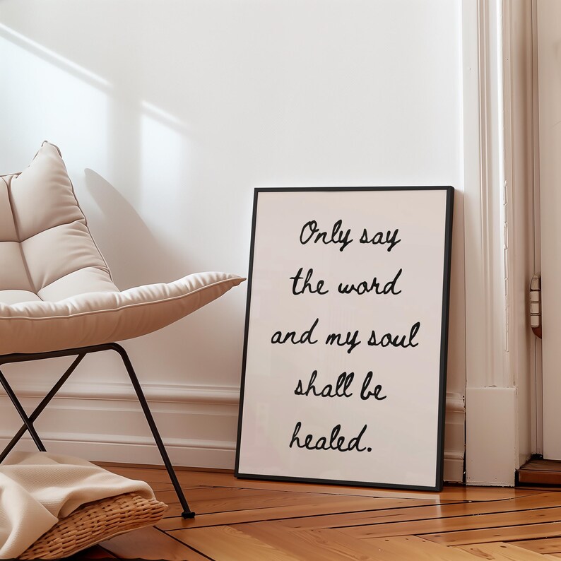 Catholic Wall Art Digital Download Printable Design Modern Aesthetic Minimalist Decor Eucharist Mass Quote Print Inspirational Faith Home image 6