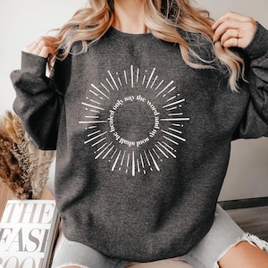 Catholic Mass Sweatshirt for Men and Woman Catholic Gift Idea Minimalist Sweatshirt for Catholics Mass Quote Sweatshirt Adoration Sweatshirt